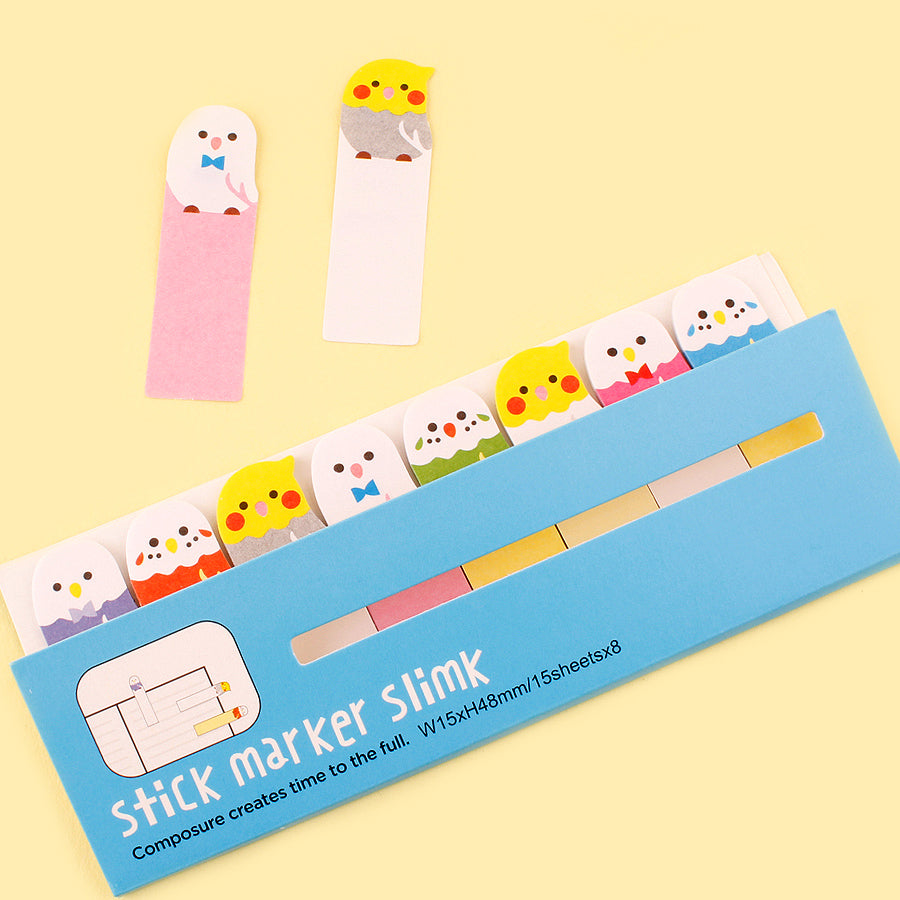 Vogel-Sticky Marker – für Notizen, die nicht wegfliegen