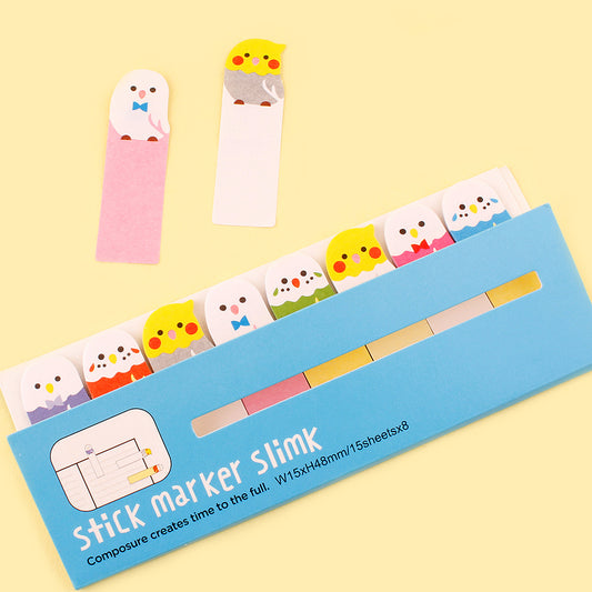Vogel-Sticky Marker – für Notizen, die nicht wegfliegen